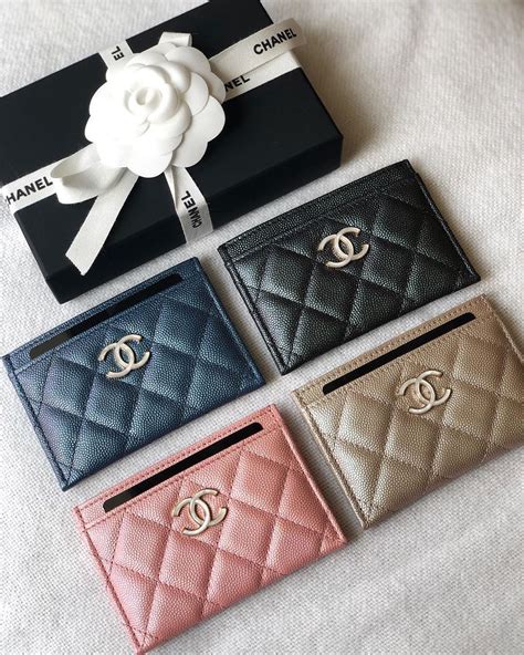 chanel card holdwr|Chanel card holder hk price.